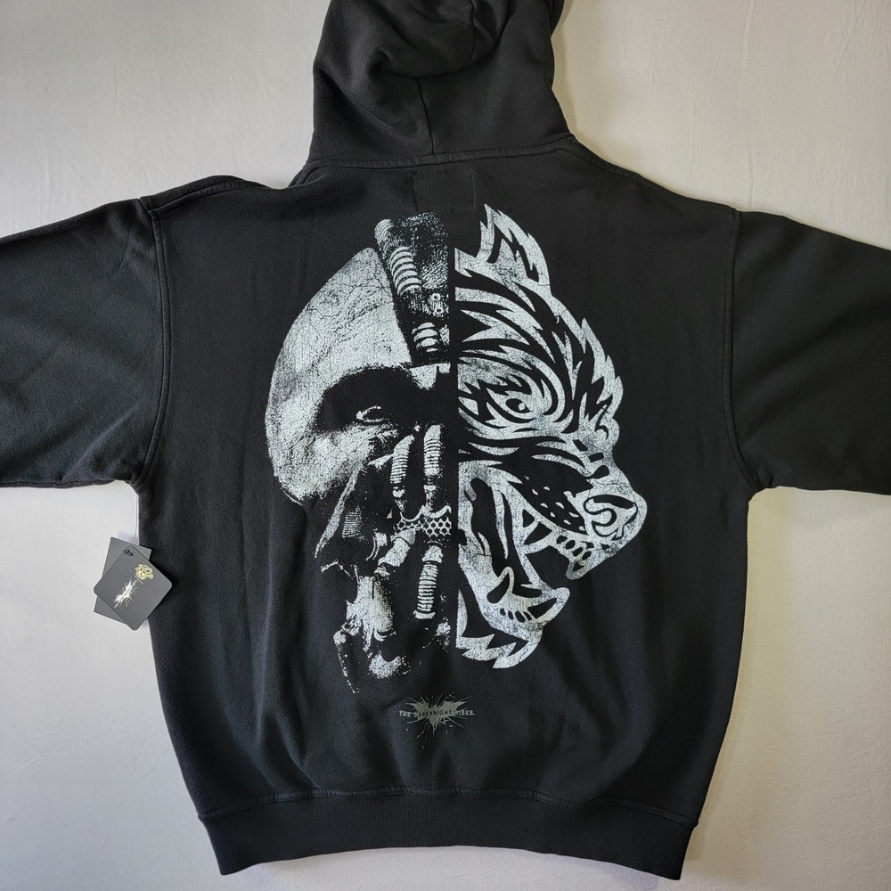 NWT Darc Sport Dark Knight Rises Bane Wolves Hoodie Black Limited 99/1000 Large